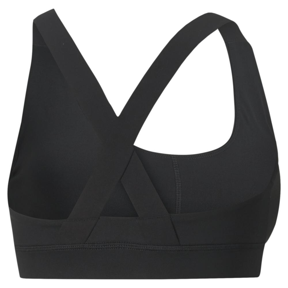 Brassière Noir Femme Puma Mid Impact vue 2