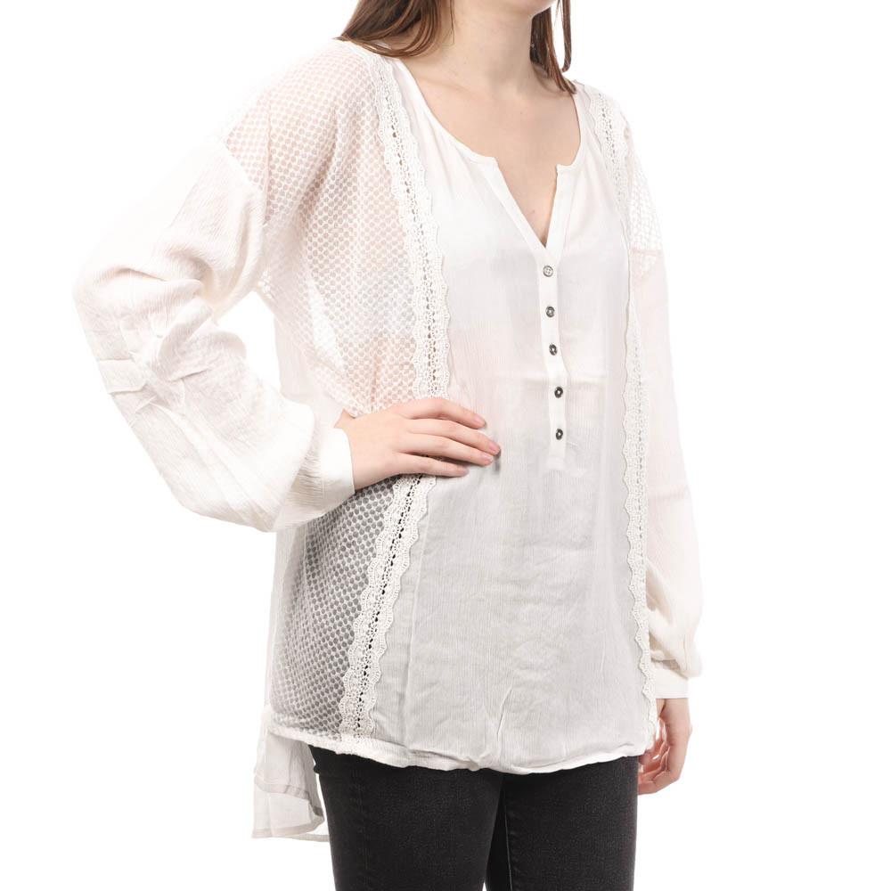 Blouse Blanche Femme Teddy Smith Tisou pas cher