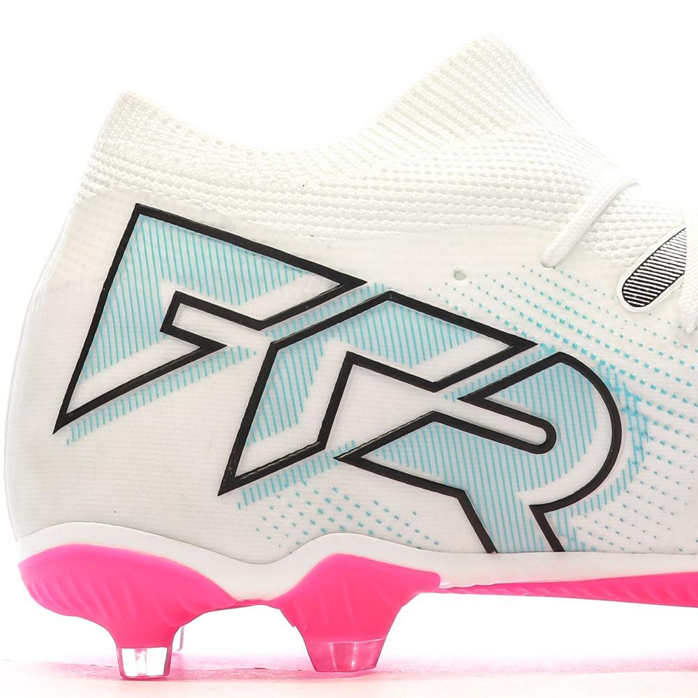 Chaussures de Football Blanc/Bleu Homme Puma Future 7 Match Fg/ag vue 7