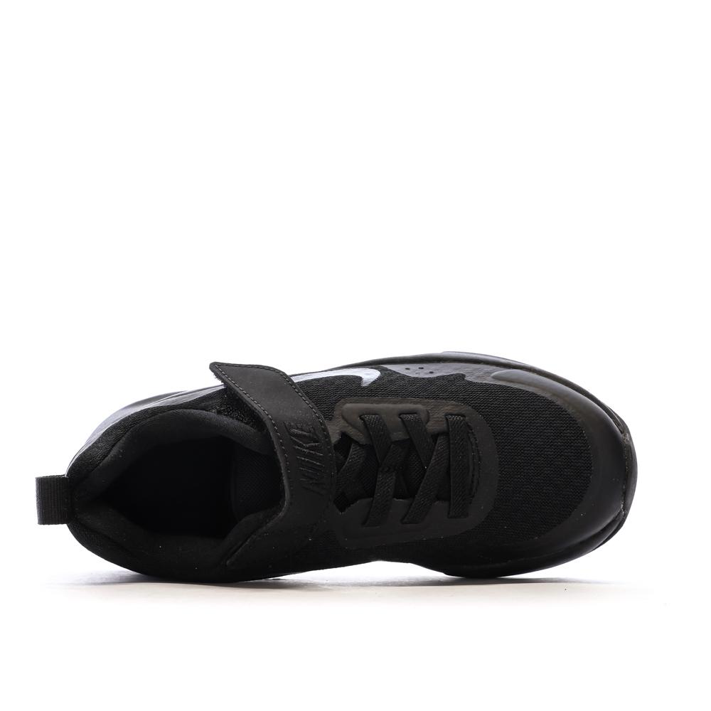 Baskets Noires Garçon Nike Wearallday CJ3817 vue 4