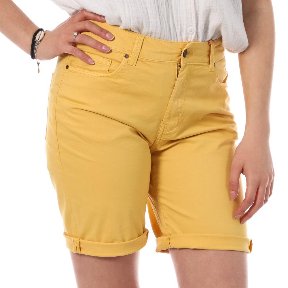 Bermuda Jaune Femme Lee Cooper Wopara pas cher