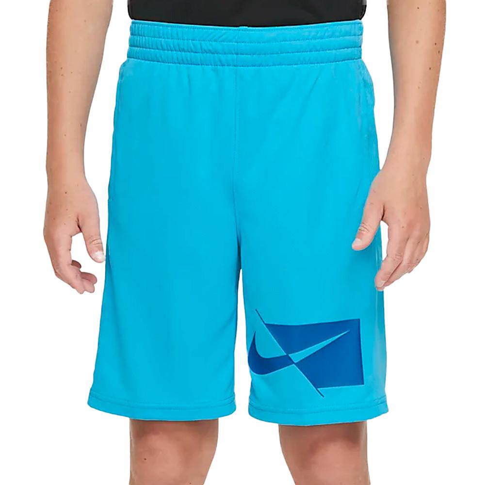 Short Turquoise Junior Nike Dri-Fit pas cher