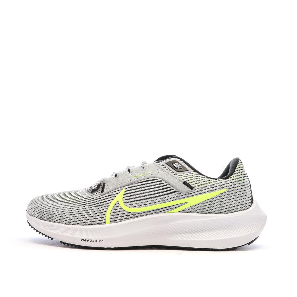 Chaussures de Running Gris/Jaune Homme Nike Air Zoom Pegasus 40 pas cher