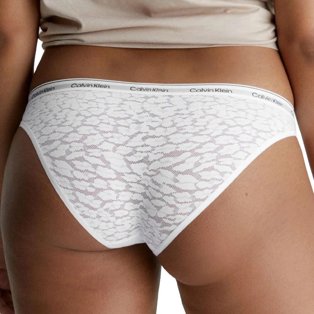 Culotte Blanche Femme Calvin Klein Jeans QD5050E vue 2