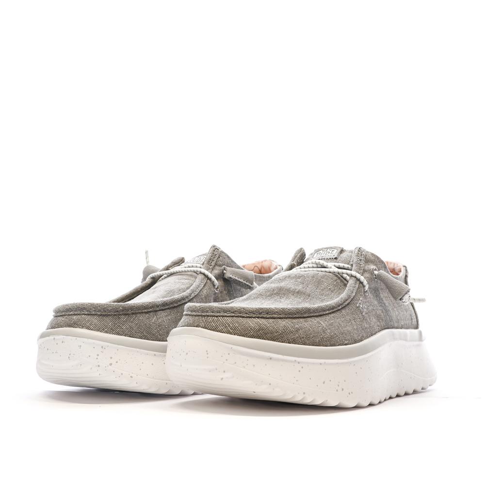 Chaussures Grises Femme Hey Dude Peak Chambra vue 6