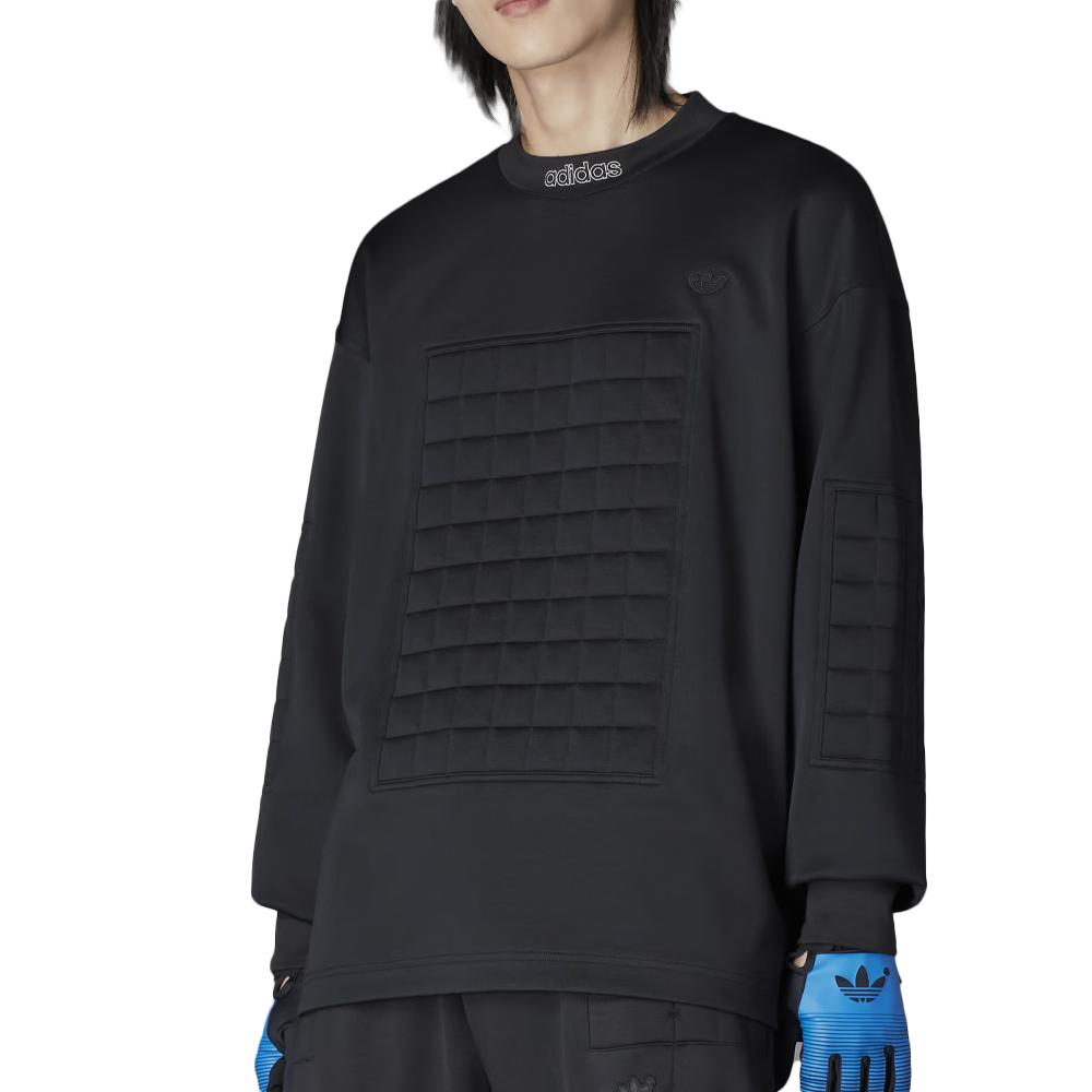 Sweat Noir Homme Adidas Homme C-62 Crew pas cher