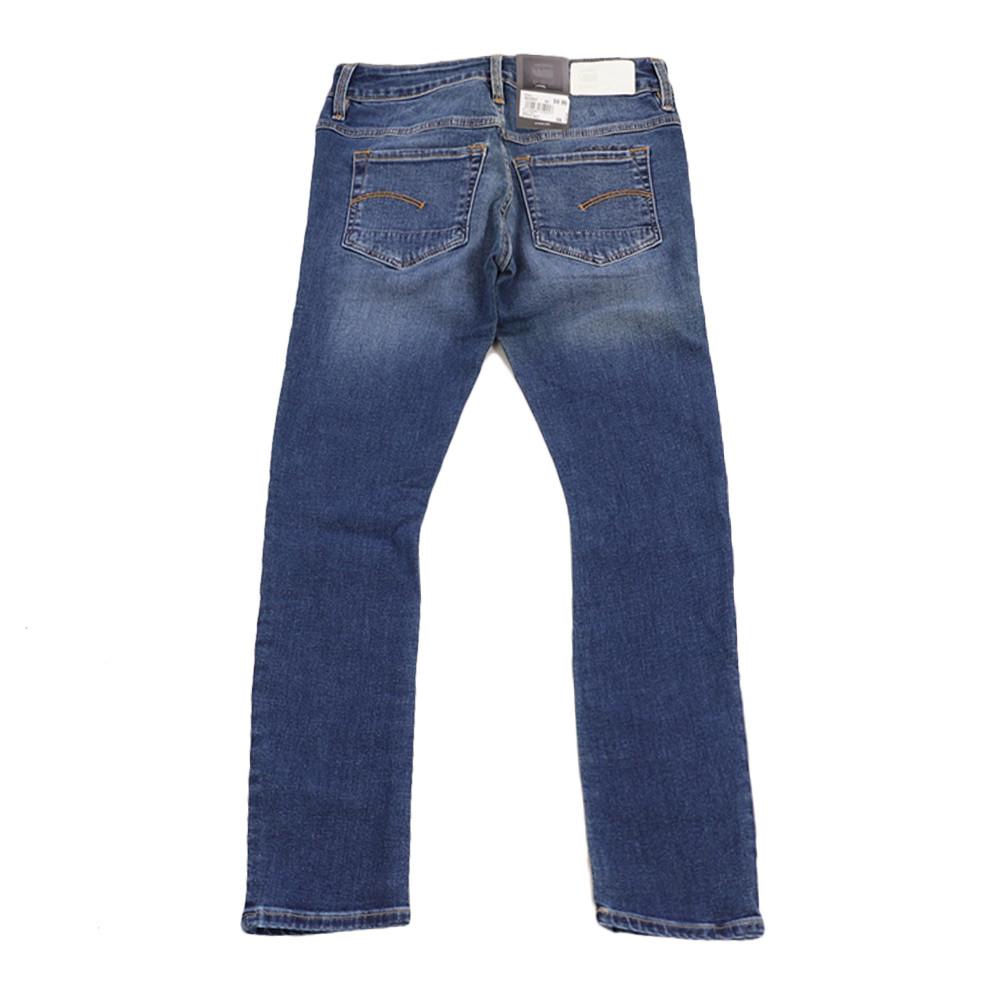 Jean Super Skinny Bleu Fille G-Star Kids 3301 vue 2