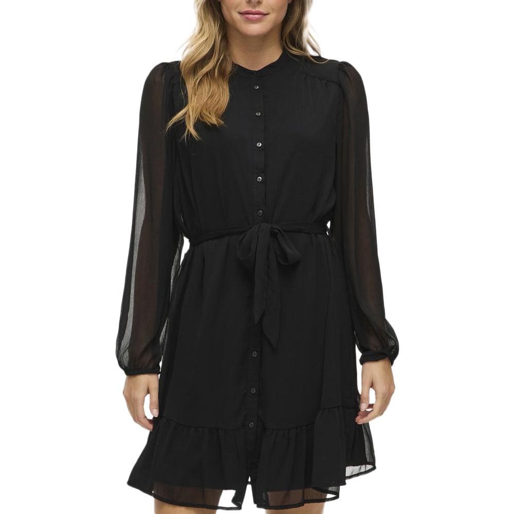 Robe Noire Femme Vila Falia pas cher