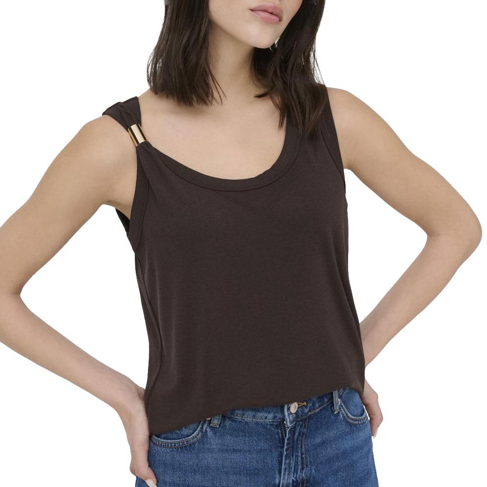 Débardeur Marron Femme JDY Uffa pas cher