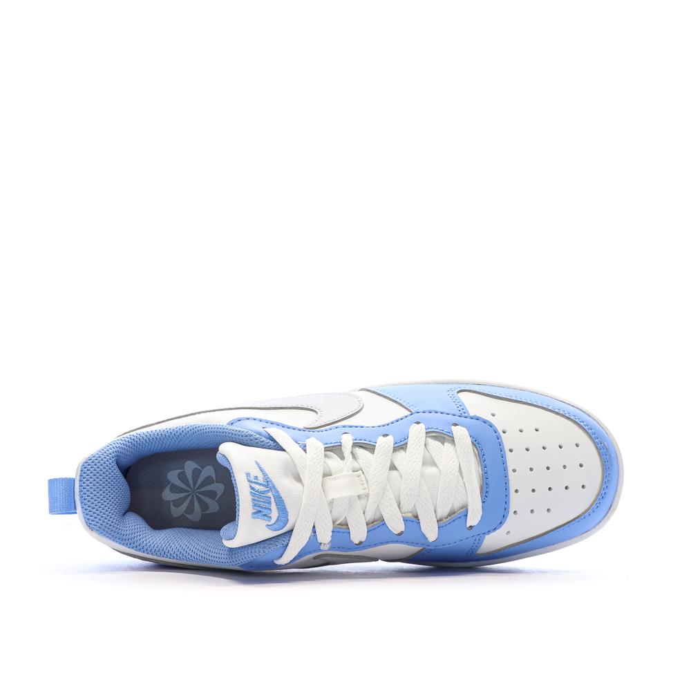 Baskets Bleues Garçon/Fille Nike Court Borough Low vue 4