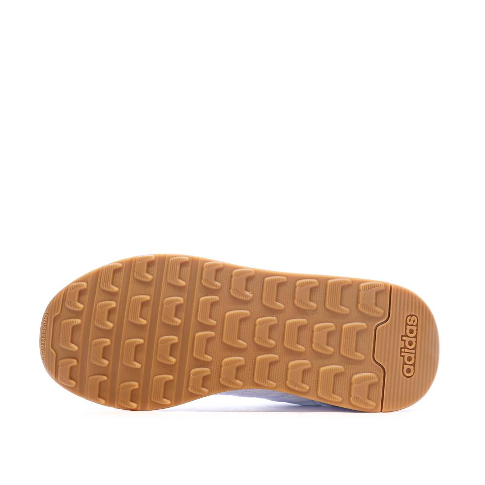 Baskets Blanc/Bleu Garçon Junior Adidas Tensaur Switch vue 5