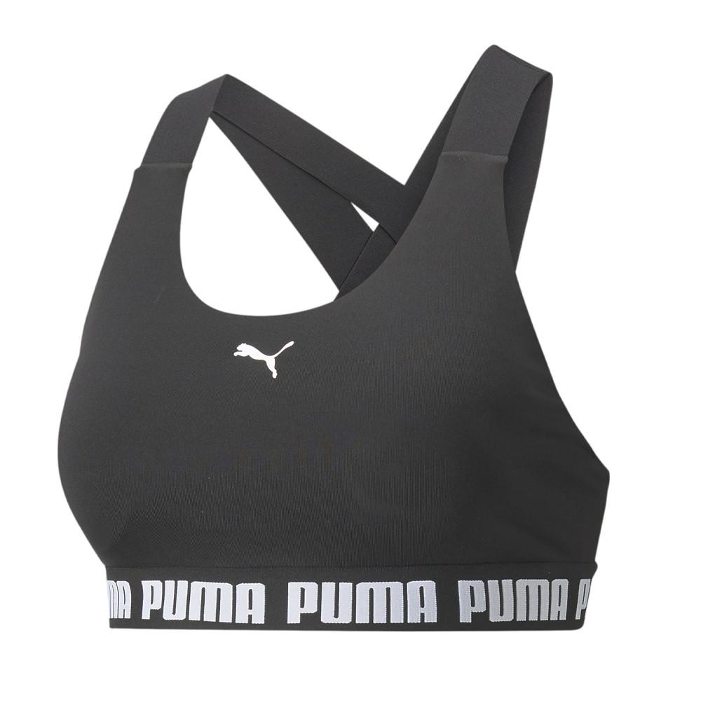 Brassière Noire Femme Puma Mid Impact pas cher