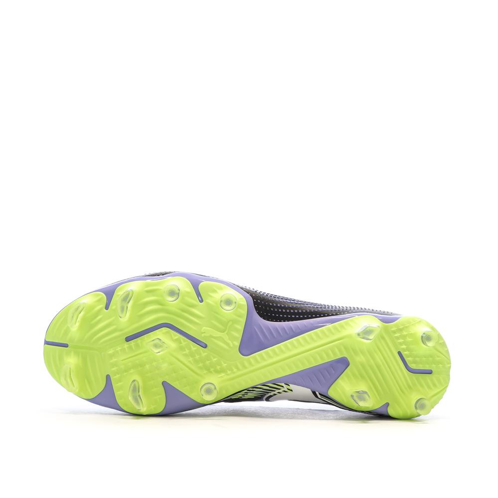 Chaussures de Football Marine/Jaune Homme Puma Future 7 Match FG/AG vue 5