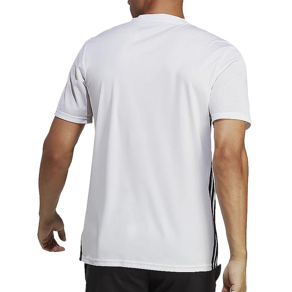 T-Shirt Blanc/Noir Homme Adidas Tabela vue 2