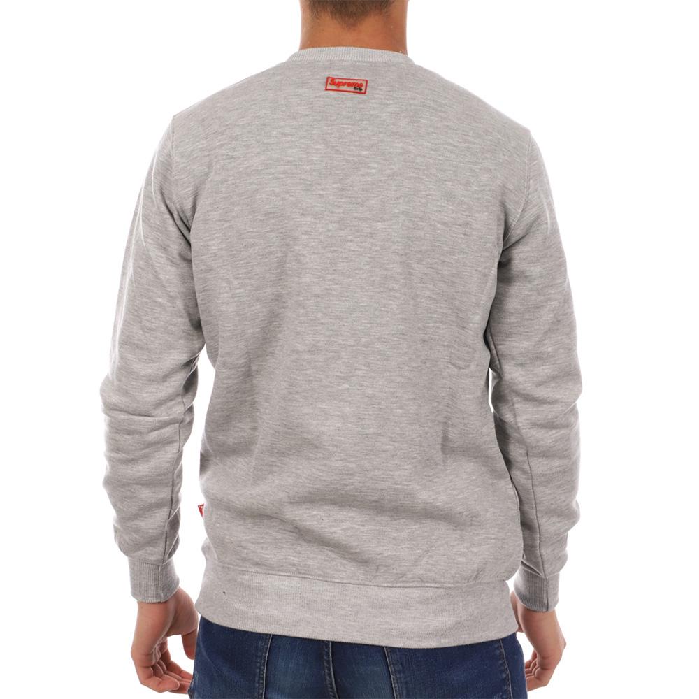 Sweat Gris Homme Supreme Grip Alaba vue 2