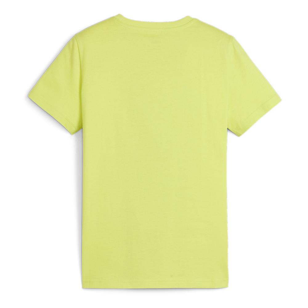 T-shirt Vert Garçon Puma Ess+ Logo vue 2