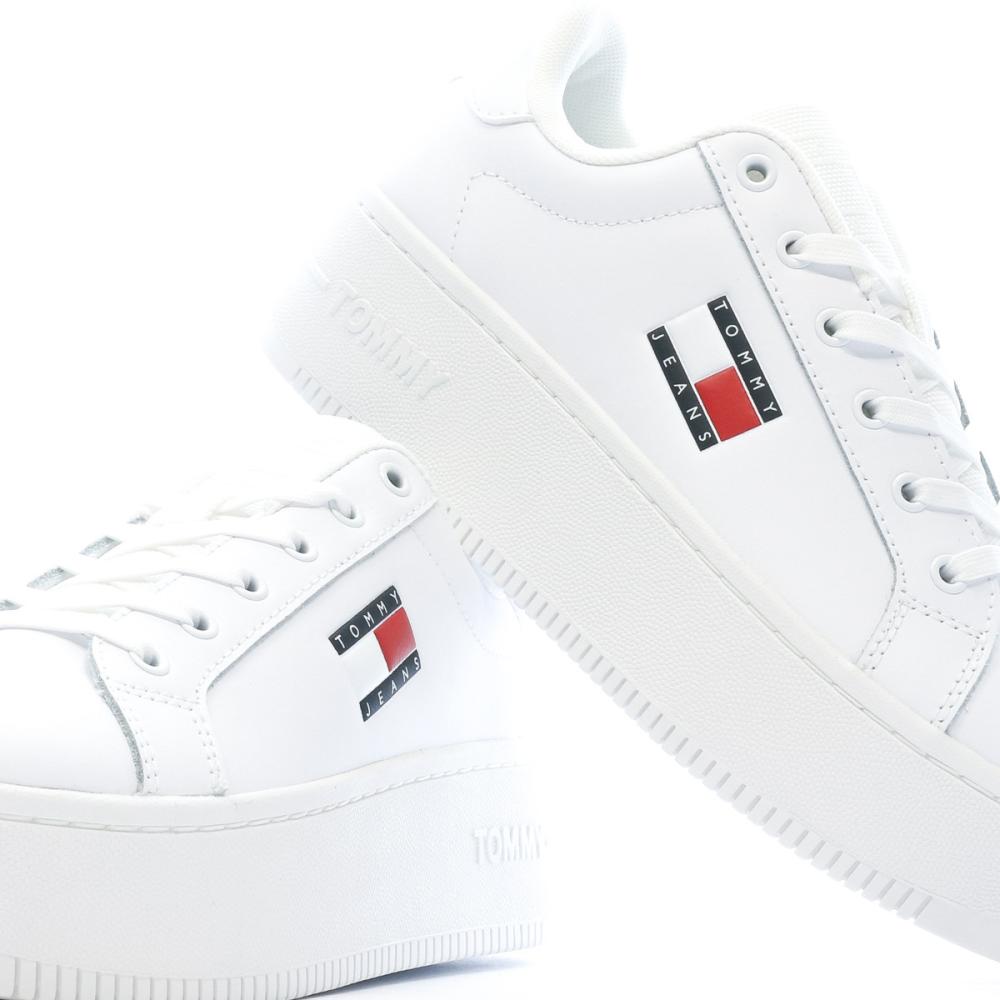 Baskets Blanches Femme Tommy Jeans Flatform vue 7