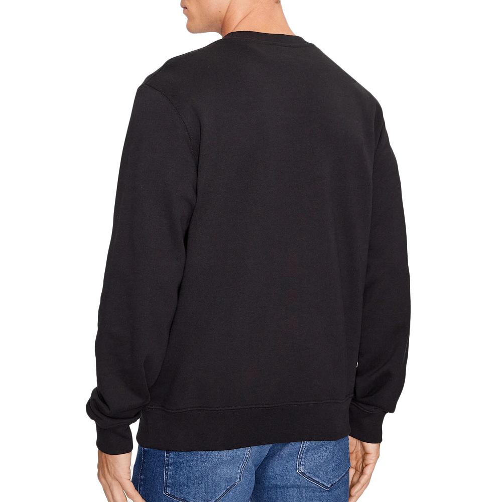 Sweat Noir Homme Lacoste Classic Fit vue 2