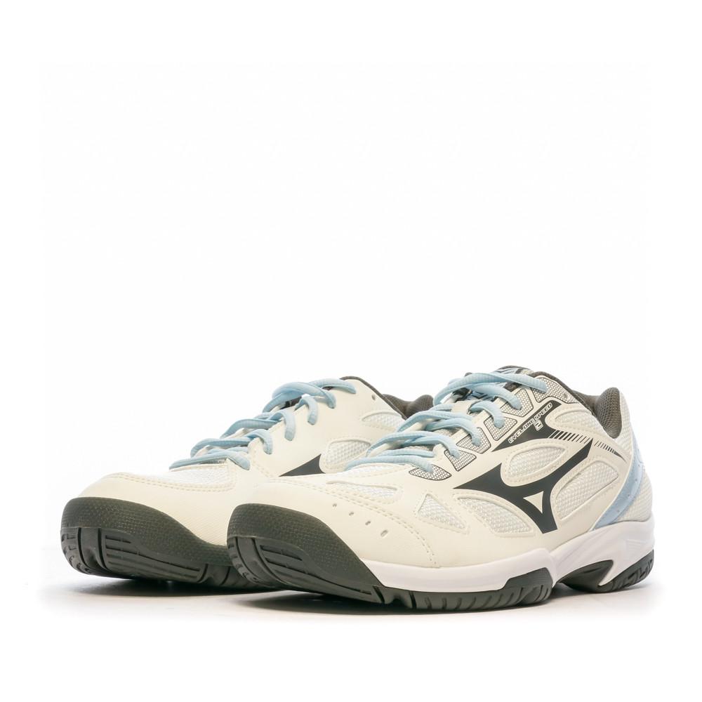 Chaussures de running Blanches Femme Mizuno Cyclone Speed 2 vue 6
