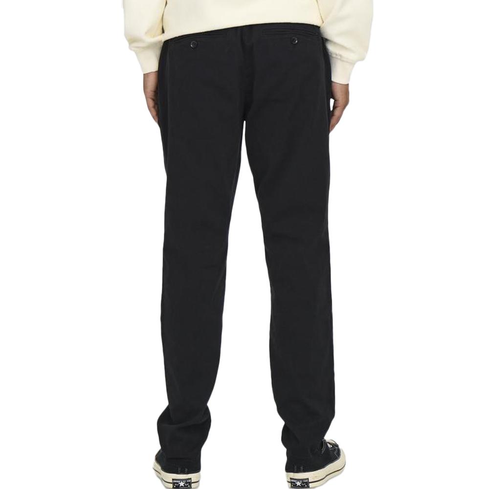 Chino Noir Homme Only & Sons Onscam vue 2