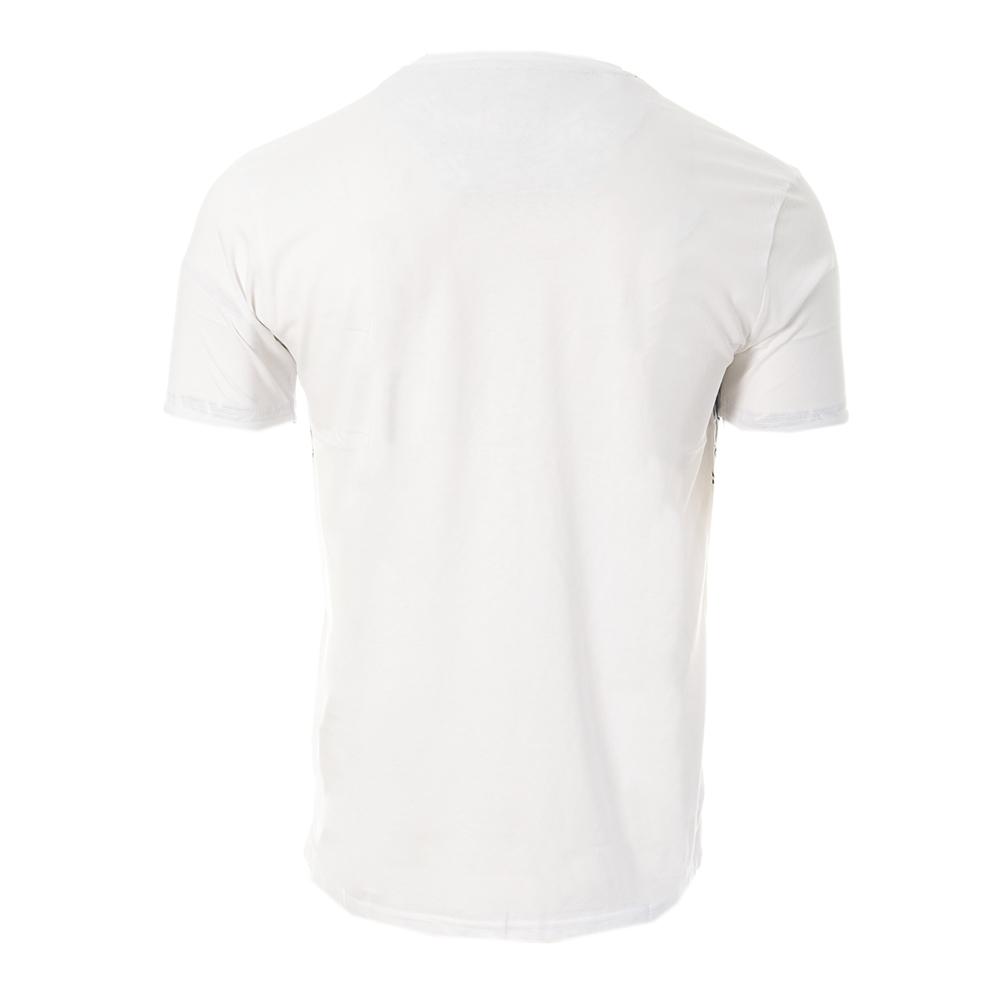 T-shirt Blanc/Marine Homme RMS26 Jungle vue 2