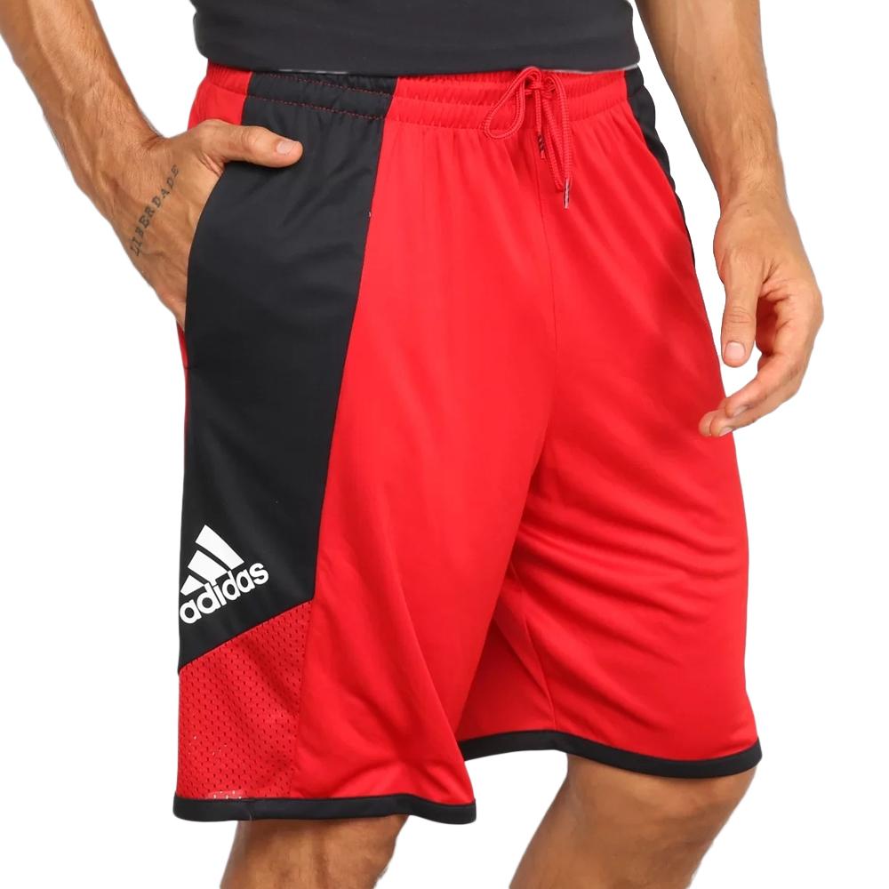 Short de Basketball Rouge Homme Adidas Pro Madness FL0928 pas cher