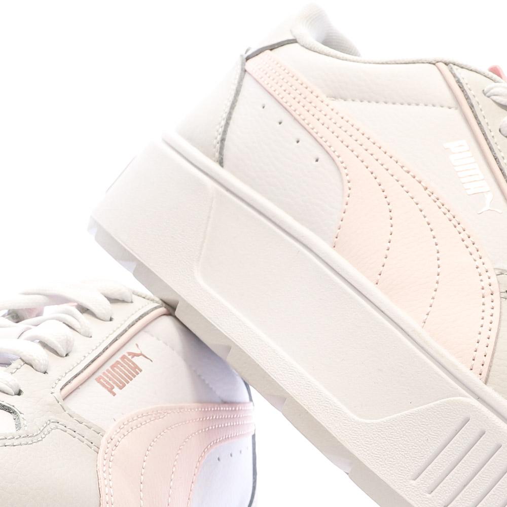Baskets Blanc/Rose Femme Puma Karmen Rebelle vue 7