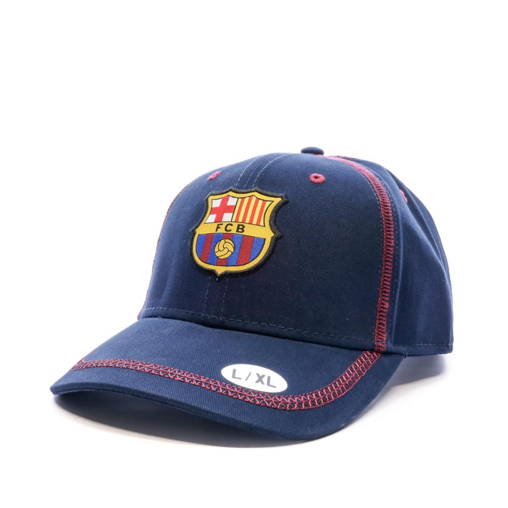 Casquette Marine Homme FC Barcelone Basic pas cher