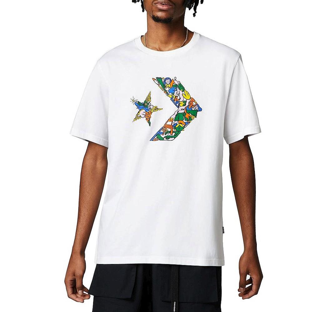 T-shirt Blanc Homme Converse Create From pas cher