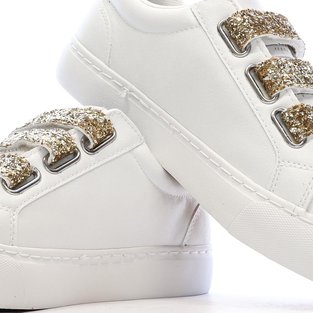 Baskets Blanche/Doré Femme Kaporal Tippyk vue 7