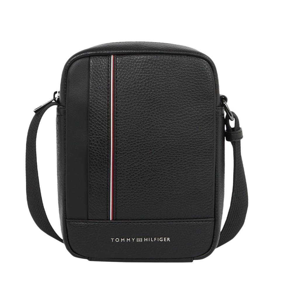 Sacoche Noire Homme Tommy Hilfiger Central Mini pas cher