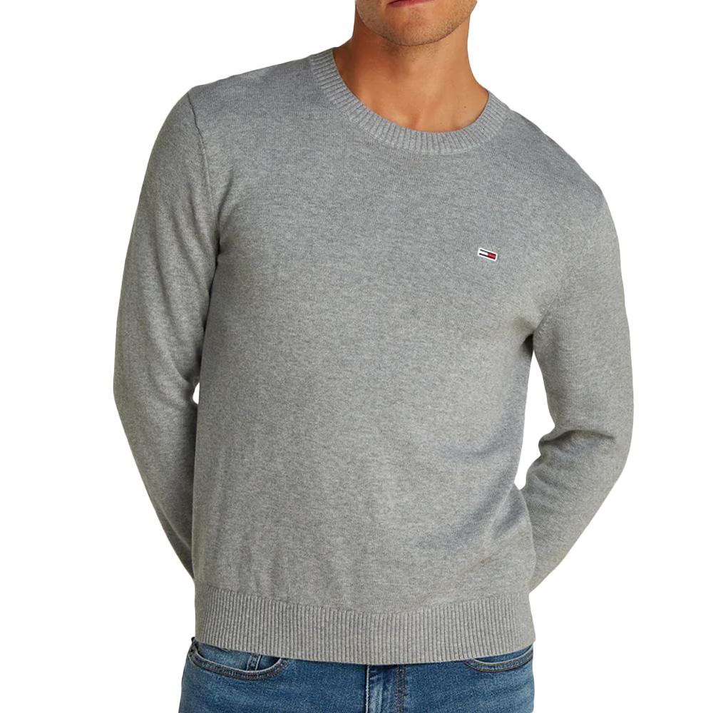 Pull Gris Homme Tommy Hilfiger Ess Light pas cher