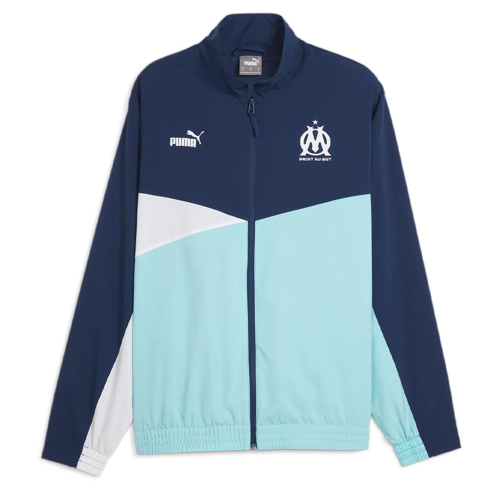 OM Veste Bleu Homme Puma Woven 2023/2024 pas cher