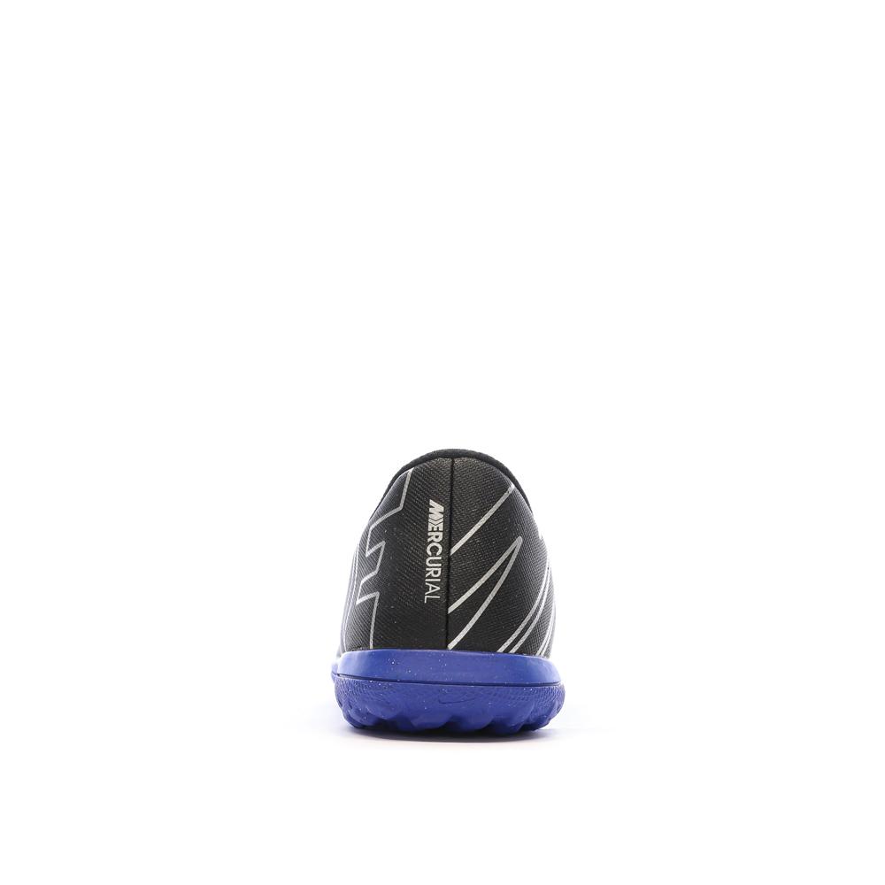 Chaussures de Foot Noir/Bleu Junior Nike Vapor 15 Club TF vue 3