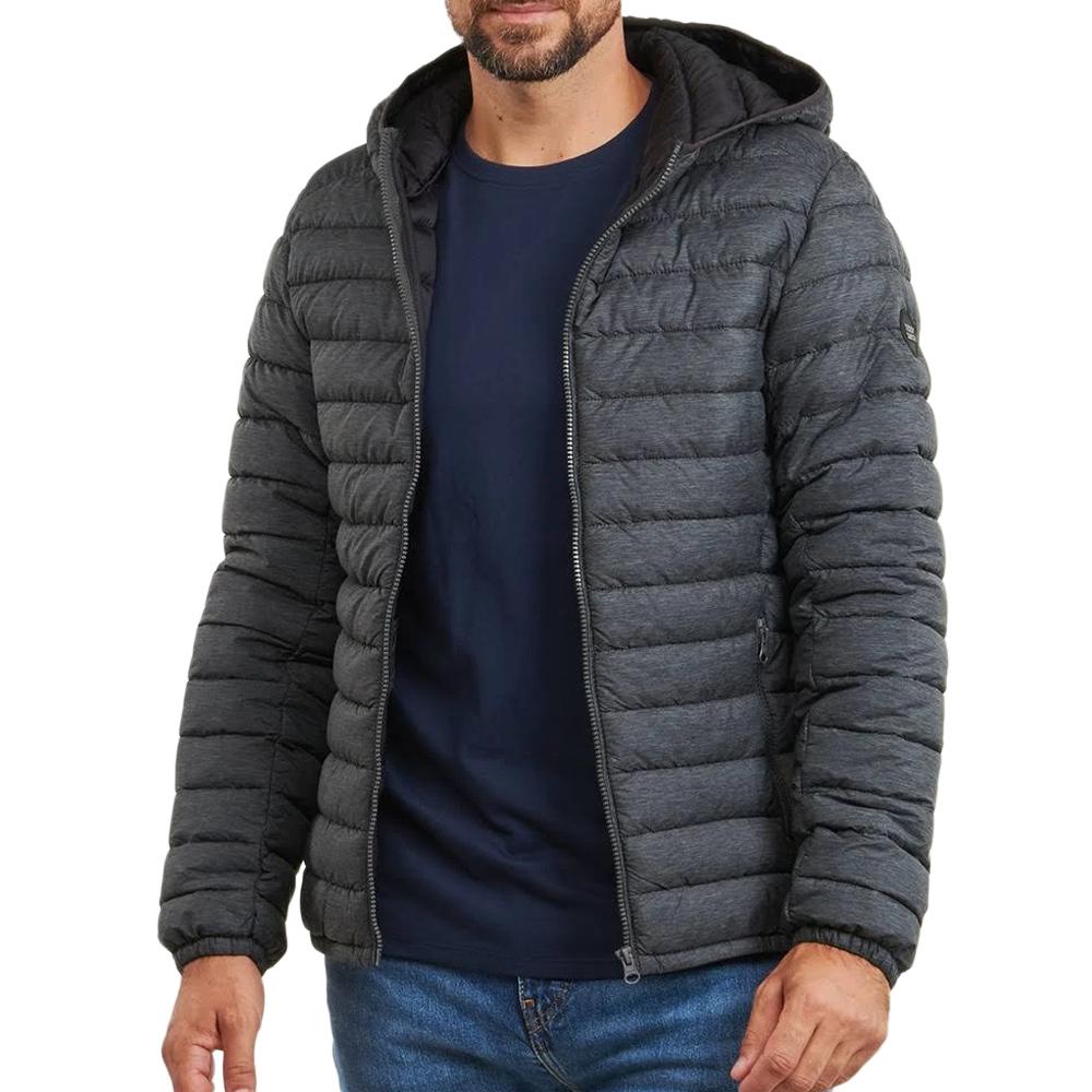Doudoune Gris/Noir Homme Teddy Smith Blighter pas cher