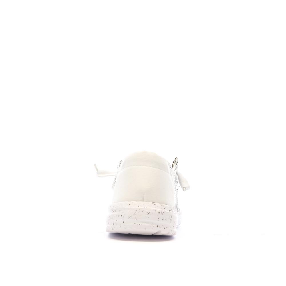 Chaussures Blanches/Grises Femme Hey Dude Wendy Sox vue 3