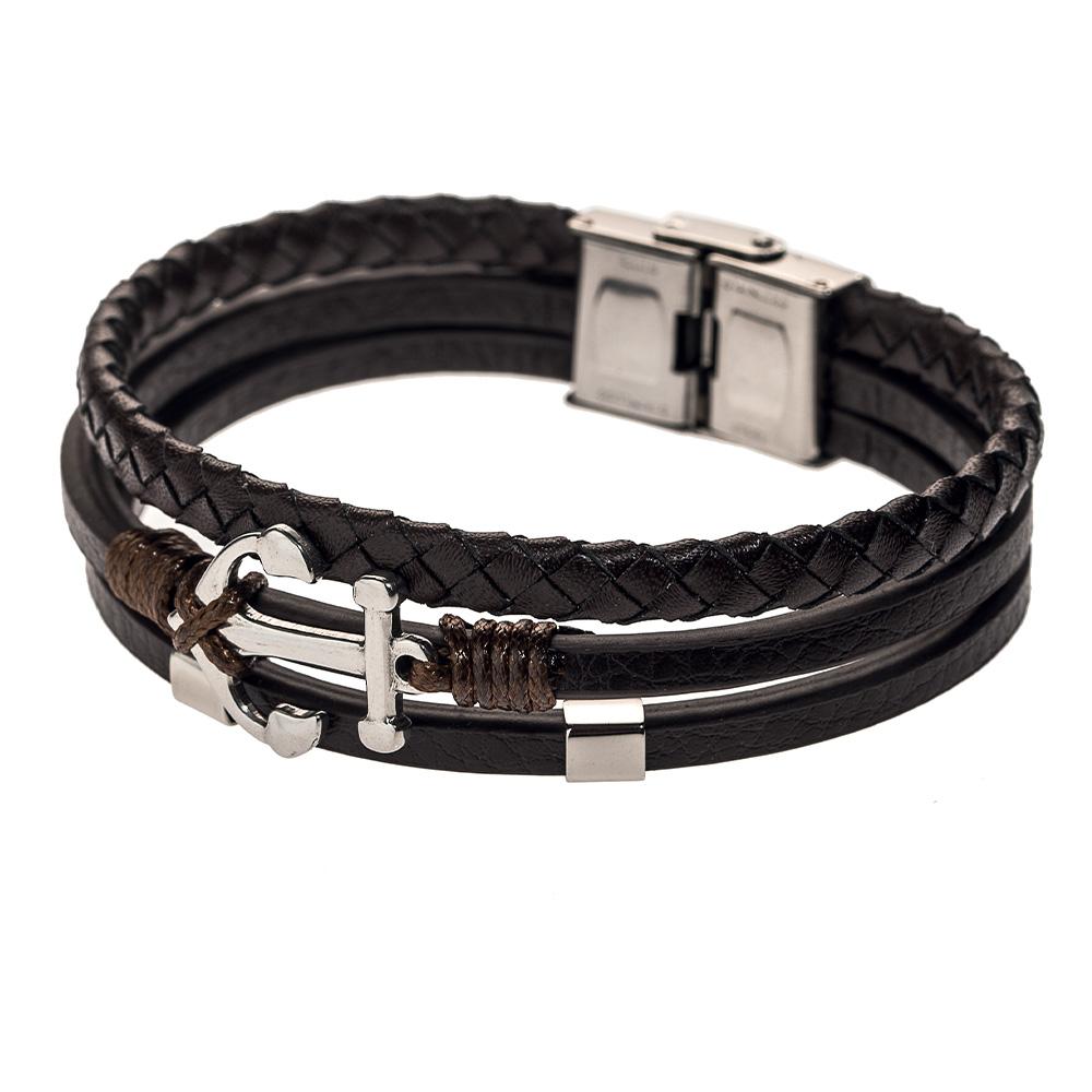 Bracelet Marrons Homme Geographical Norway 315131 pas cher