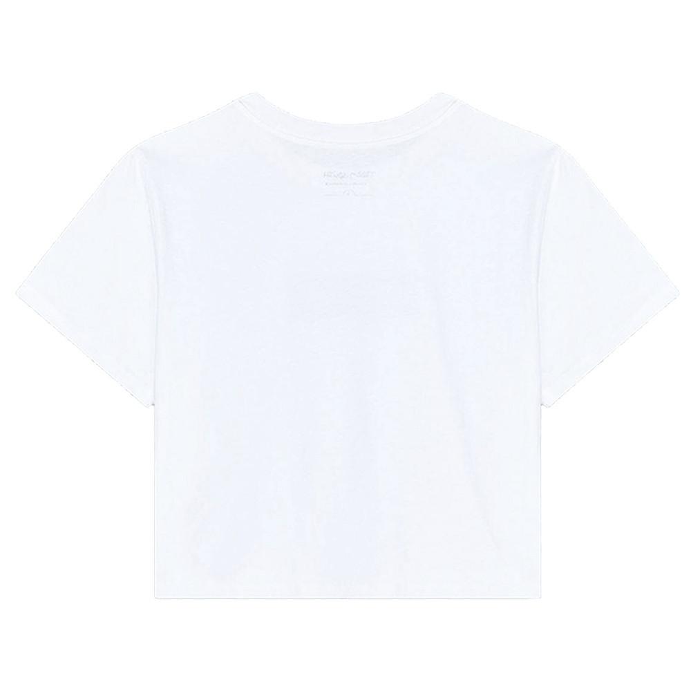 T-shirt Blanc Femme Teddy Smith Supalm vue 2