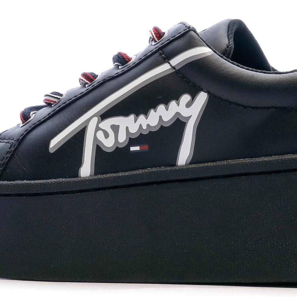 Baskets Noir Femme Tommy Hilfiger Icon Signature vue 7