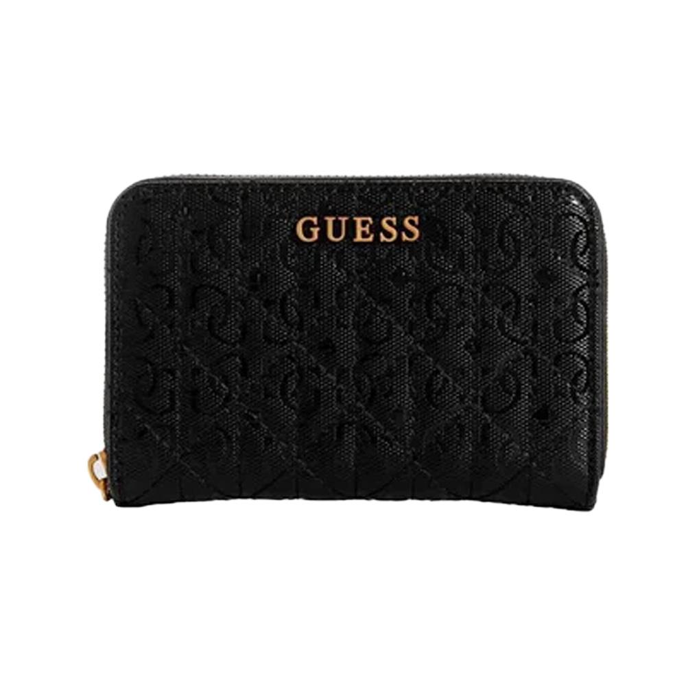 Portefeuille Noire Femme Guess Aveta pas cher