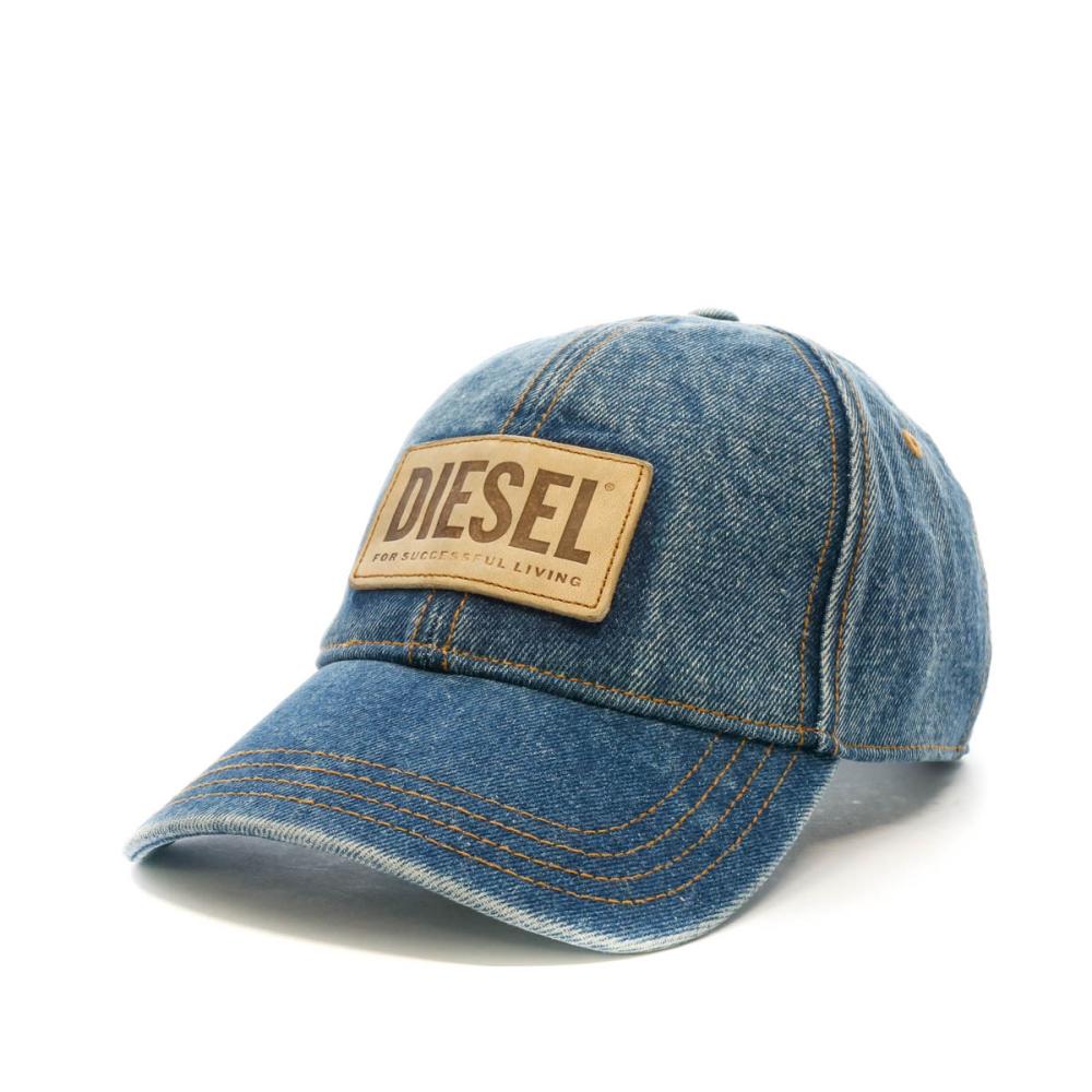 Casquette en Jean Bleu Homme Diesel A02748 pas cher