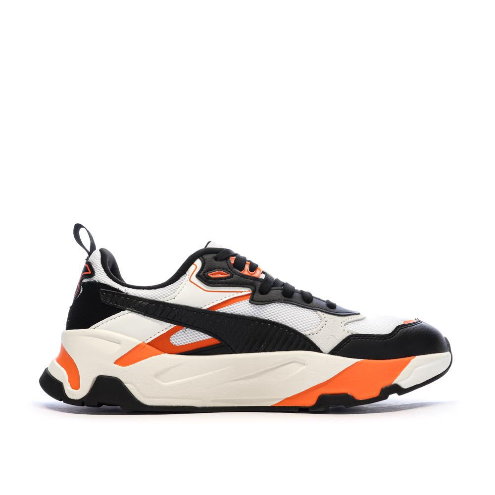 Baskets Noir/Orange/Ecru Homme Puma Trinity vue 2