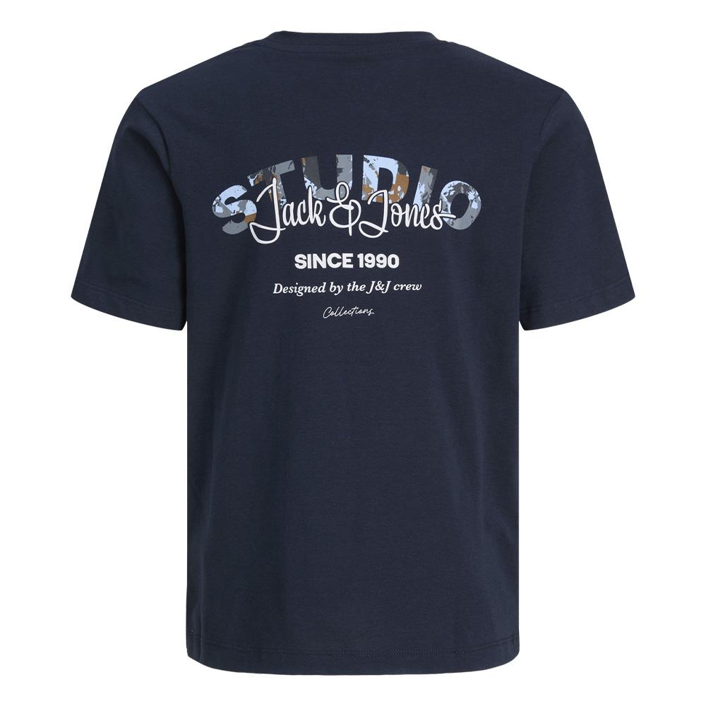 T-Shirt Marine Garçon Jack & Jones Yuki vue 2