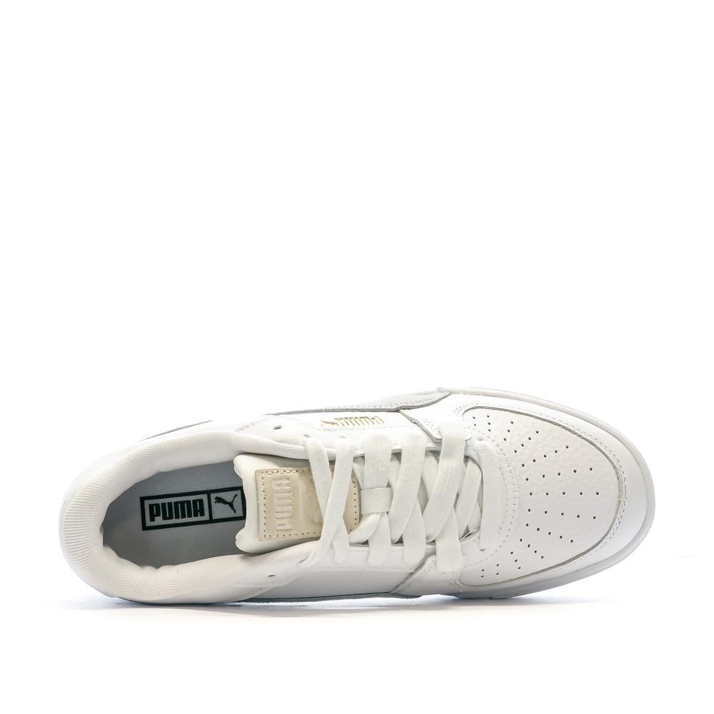 Baskets Blanche Homme Puma Suede vue 4