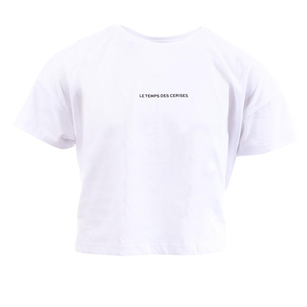 T shirt Blanc Fille Le Temps Des Cerises Vina