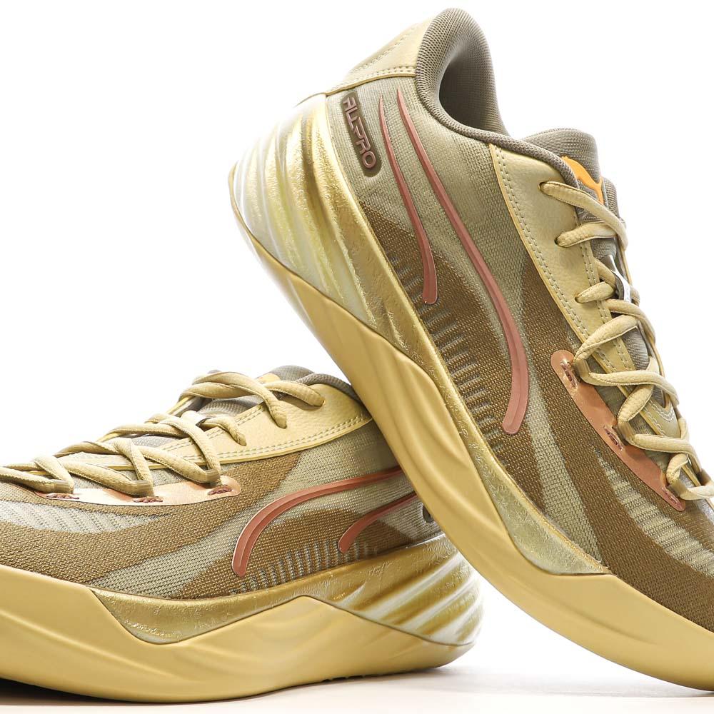Chaussures de basket Marron Homme Puma All pro Nitro Cny vue 7