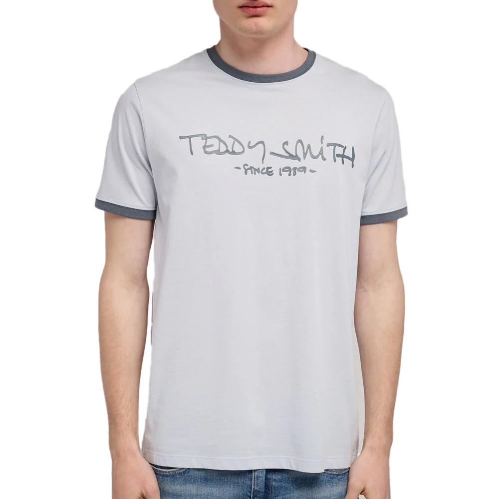 T-Shirt Bleu Glacier Homme Teddy Smith Ticlass pas cher