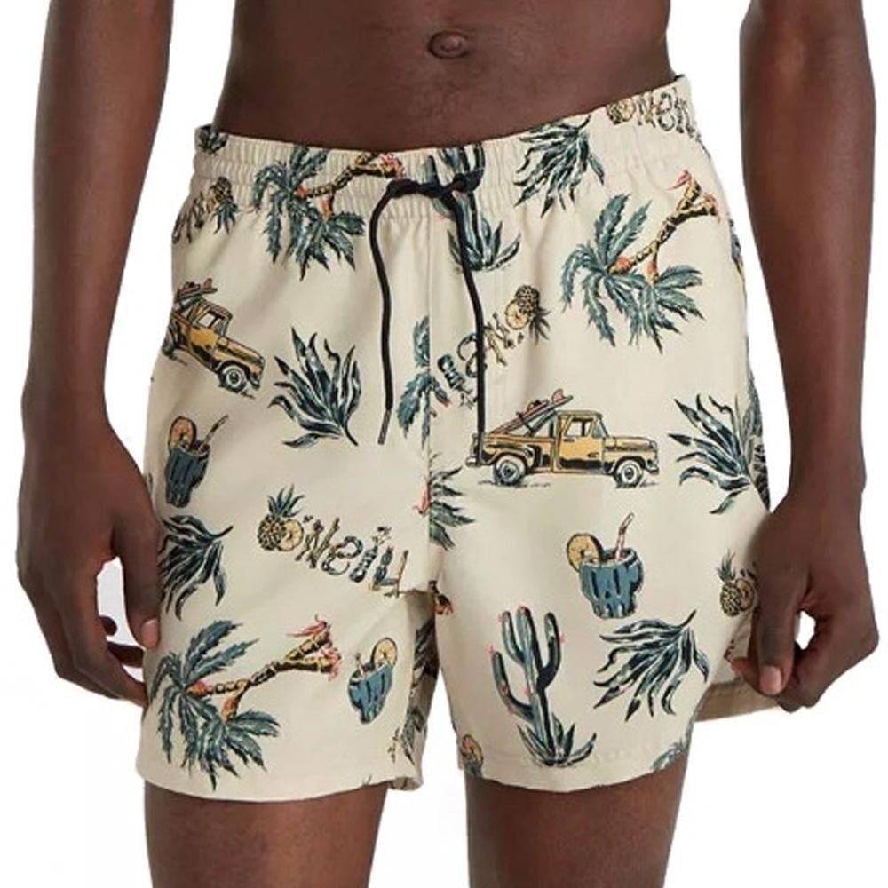 Maillot de bain Beige/Vert Homme O'Neill Cali pas cher