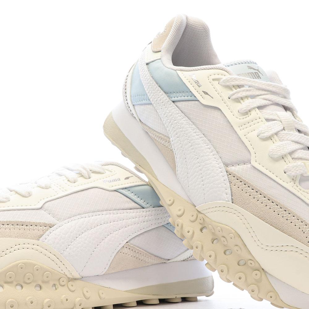 Baskets Beige/Blanc Femme Puma Rider Soft vue 7
