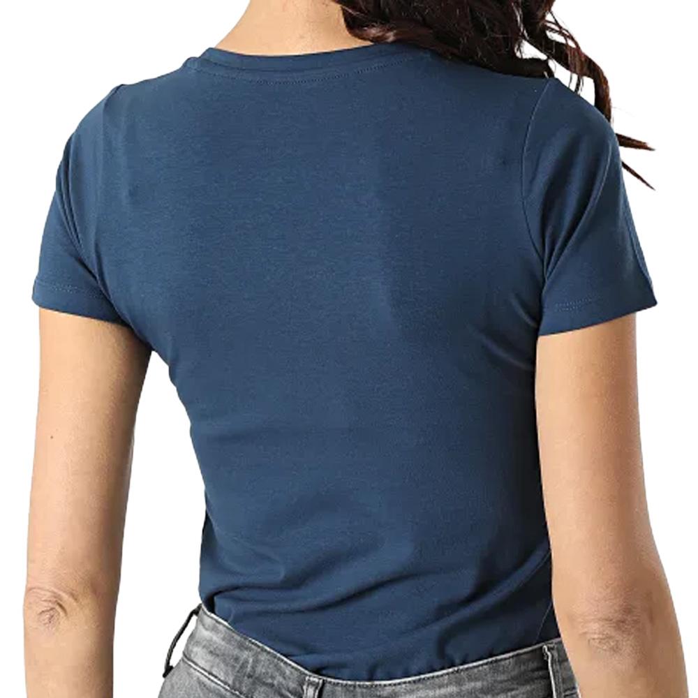 T-Shirt Marine Femme Pepe jeans New Virginia 1 vue 2